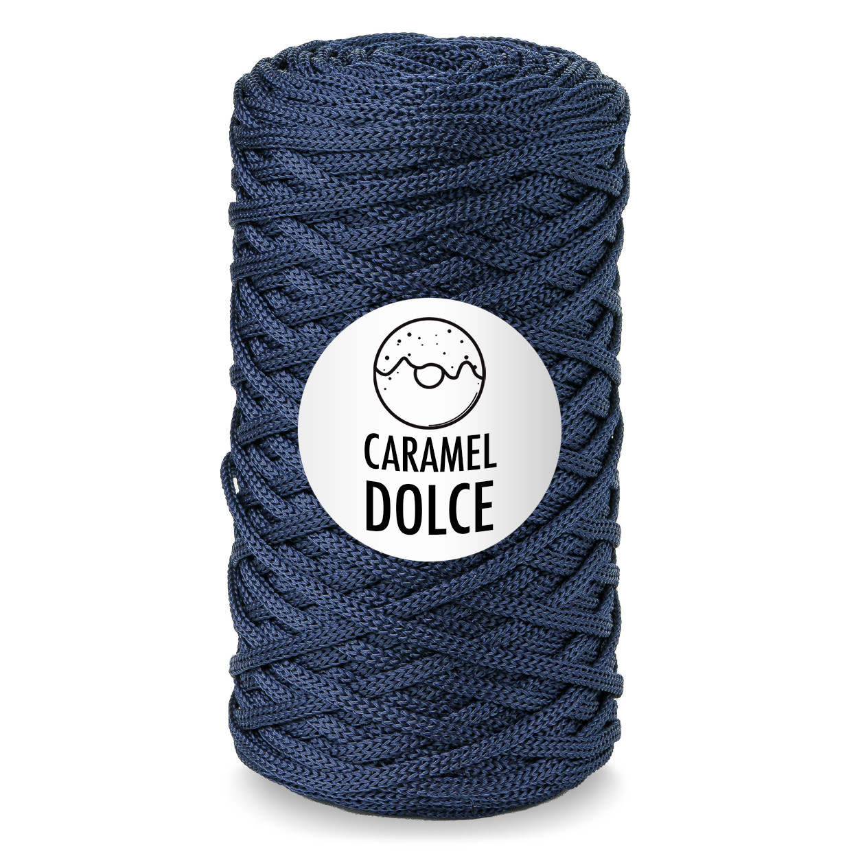 Шнур для вязания полиэфирный Caramel DOLCE 4 мм цвет атлантика - фото 1 - id-p201974107