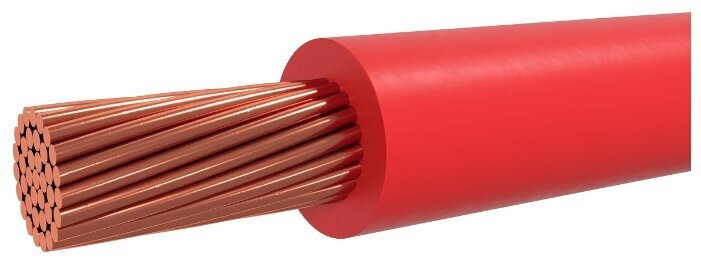ПуГВ 1х6,0 красный провод электрический 1м.п. - фото 1 - id-p201973276