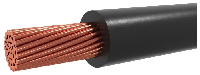 ПуГВ 1х6,0 черный провод электрический 1м.п.