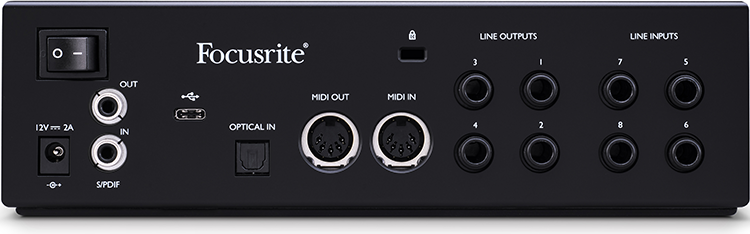 Аудио-интерфейс Focusrite Clarett 4Pre USB - фото 4 - id-p201974403