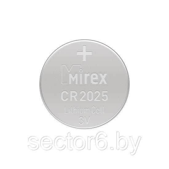 Батарейка Mirex CR2025 литиевая блистер 1 шт 23702-CR2025-E1 - фото 2 - id-p201974675