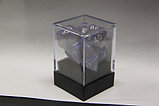 Набор кубиков для ролевых игр. Единорог Аврора туманная Синяя (7S-AU-BLU), фото 2