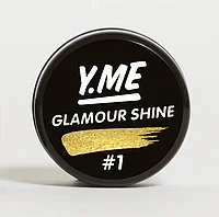 ГЕЛЬ-КРАСКА Жидкая слюда Y.me Glamour Shine Gold #1