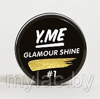 ГЕЛЬ-КРАСКА Жидкая слюда Y.me Glamour Shine Gold #1