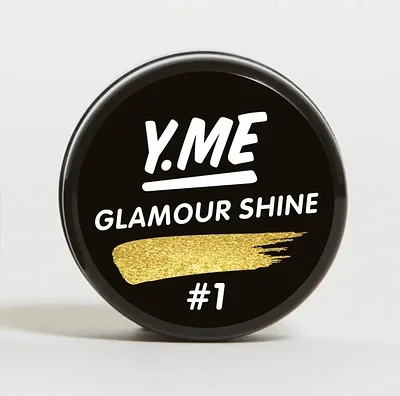 ГЕЛЬ-КРАСКА Жидкая слюда Y.me Glamour Shine Gold #1