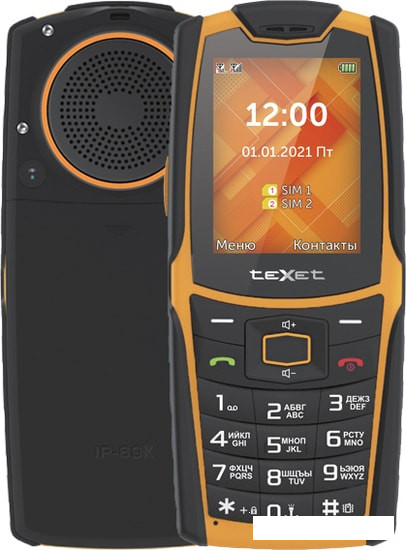 Мобильный телефон TeXet TM-521R (черный) - фото 1 - id-p201975920