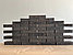 Кирпич клинкерный ригельный Laterem Antique 775 (73.2) тёмно-коричнево-чёрный с крупной присыпкой, фото 7