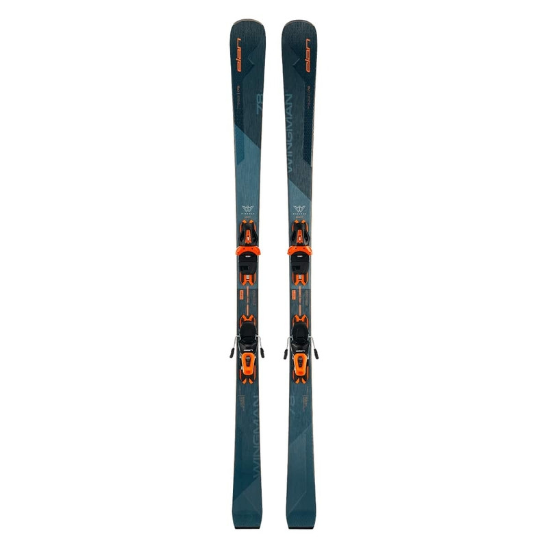 Горные лыжи Elan Wingman 78 C Power Shift & EL 10.0 / ABGHKC21 (р.160, синий/оранжевый) - фото 1 - id-p201978776