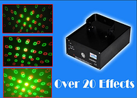 Лазер PHE009 250mW Multi Twinkling Effects Laser Light