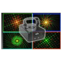 Лазер PHE008 RG 150mW 8 Gobo Twinkling Laser