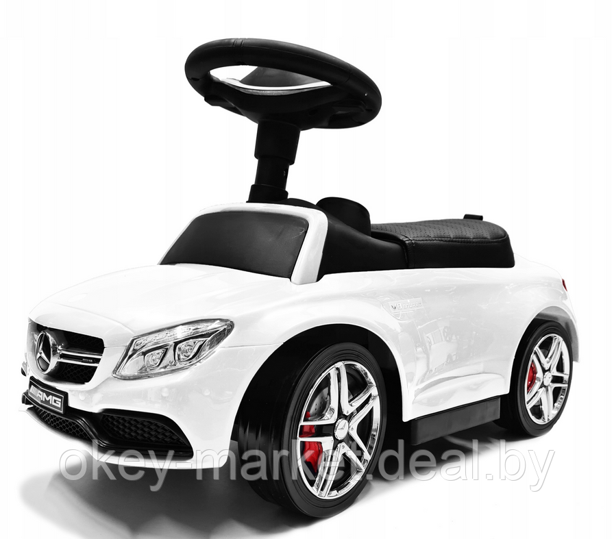 Машинка-каталка Start Baby Mercedes AMG C63, мягкие колеса, сиденье эко-кожа - фото 6 - id-p201979325