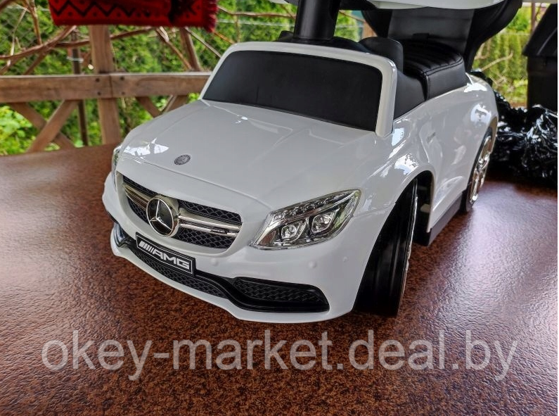 Машинка-каталка Start Baby Mercedes AMG C63, мягкие колеса, сиденье эко-кожа - фото 9 - id-p201979325