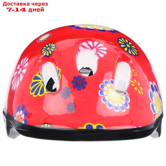 Шлем защитный OT-SH6 детский, размер S (52-54 см), цвет красный - фото 3 - id-p201934234
