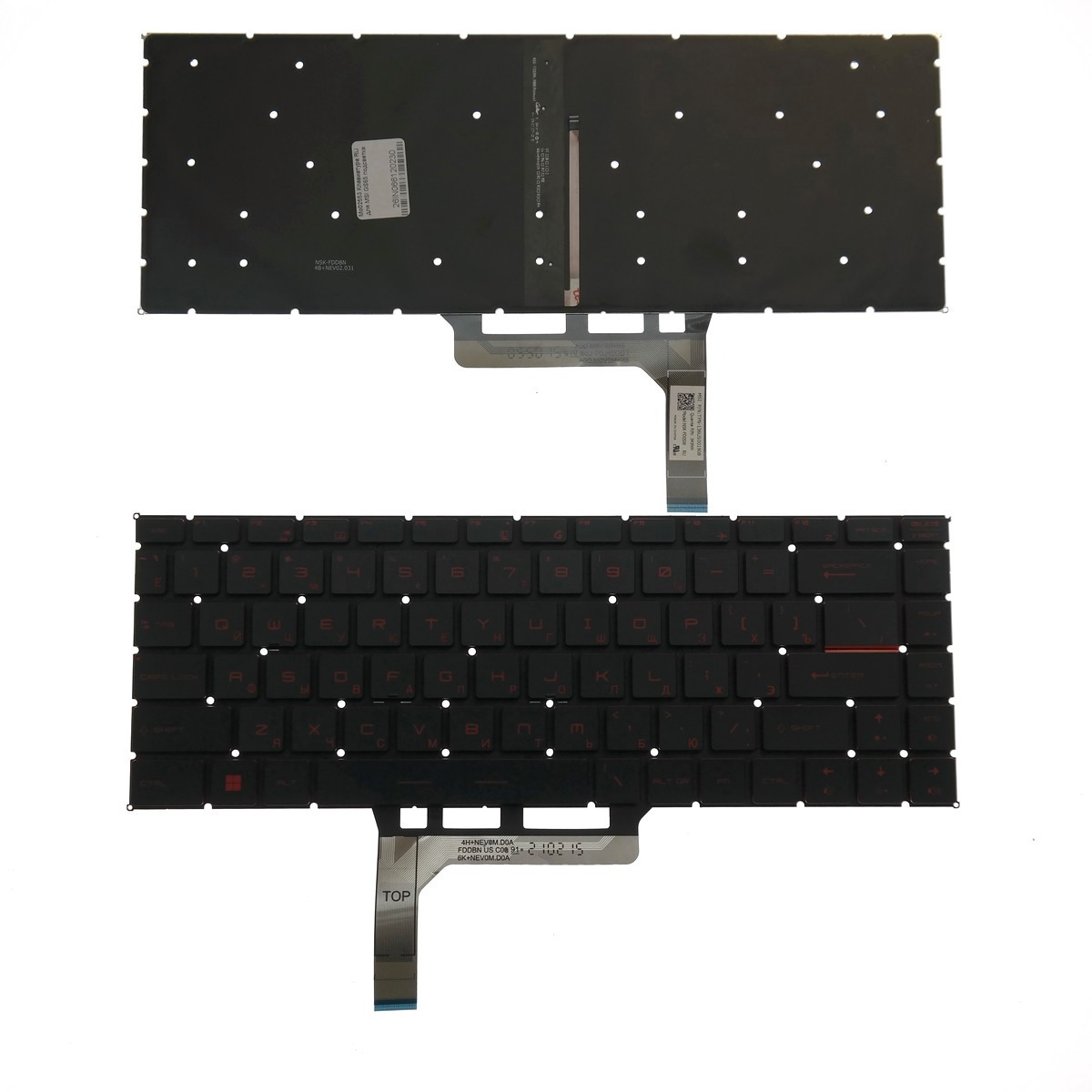 Клавиатура для ноутбука MSI GS65 подсветка - фото 1 - id-p154415234