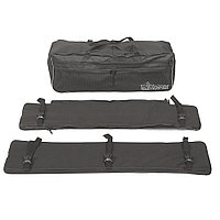 Комплект мягких накладок на лодочное сиденье Ковчег Пилот 80 с сумкой (чёрный)