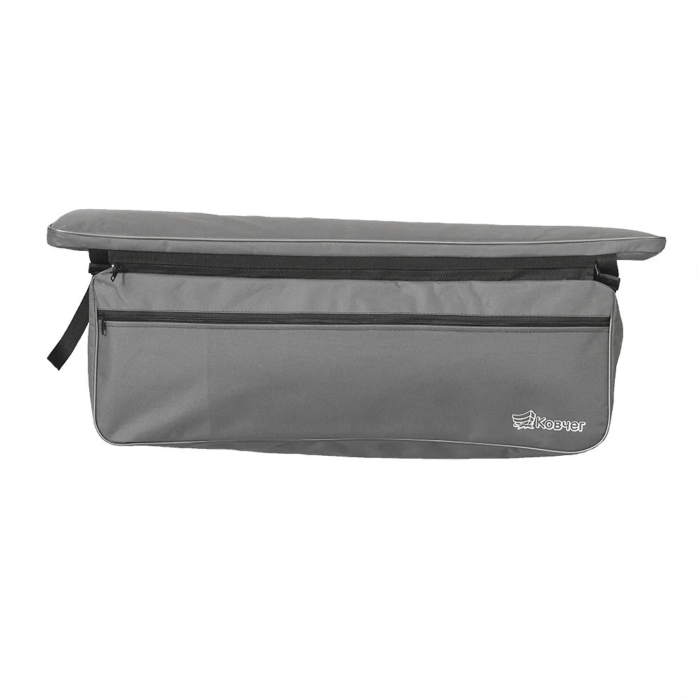 Комплект мягких накладок на лодочное сиденье Ковчег 110 с сумкой (серый) - фото 1 - id-p201982127