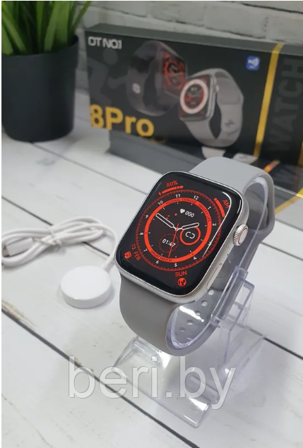 Умные часы Smart Watch DT N0.1 8 Pro, с беспроводной зарядкой, 45 mm, smart watch 8 series - фото 9 - id-p201990035