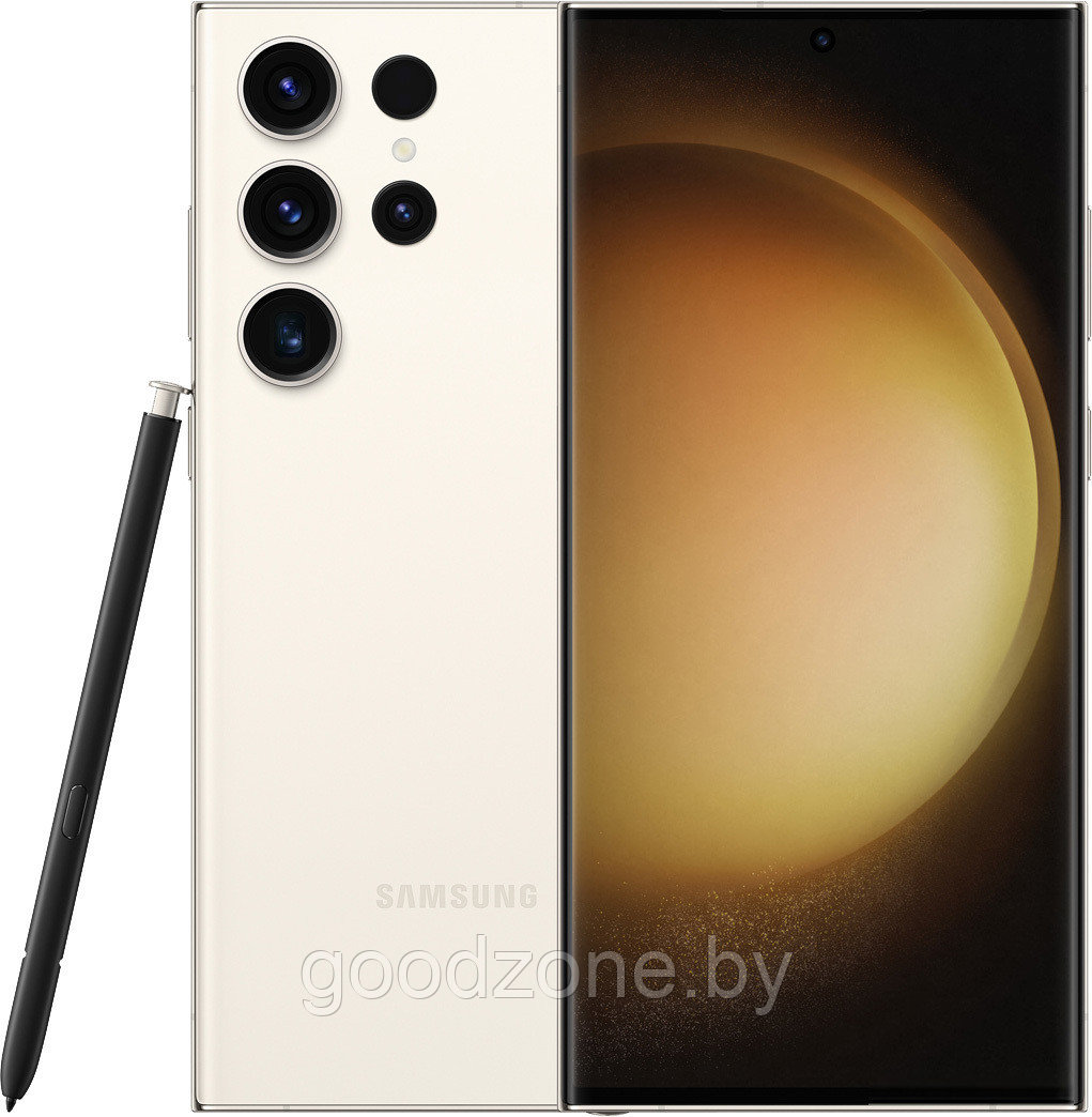 Смартфон Samsung Galaxy S23 Ultra SM-S918B/DS 12GB/256GB (бежевый)