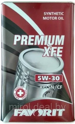 Моторное масло Favorit Premium XFE 5W30 API SN/CF Metal / 53398 - фото 1 - id-p201993492