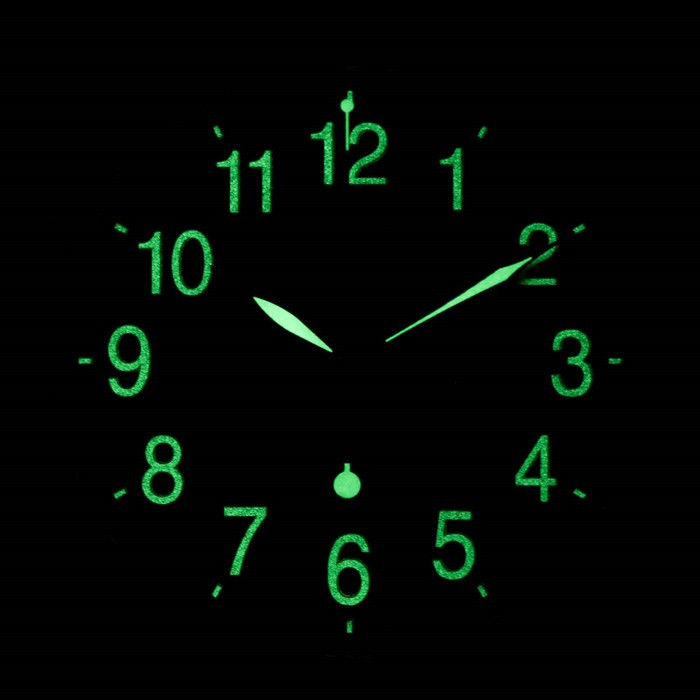 Часы настенные, серия: Классика, дискретный ход, d-25 см, АА, флуоресцентные - фото 2 - id-p201991598