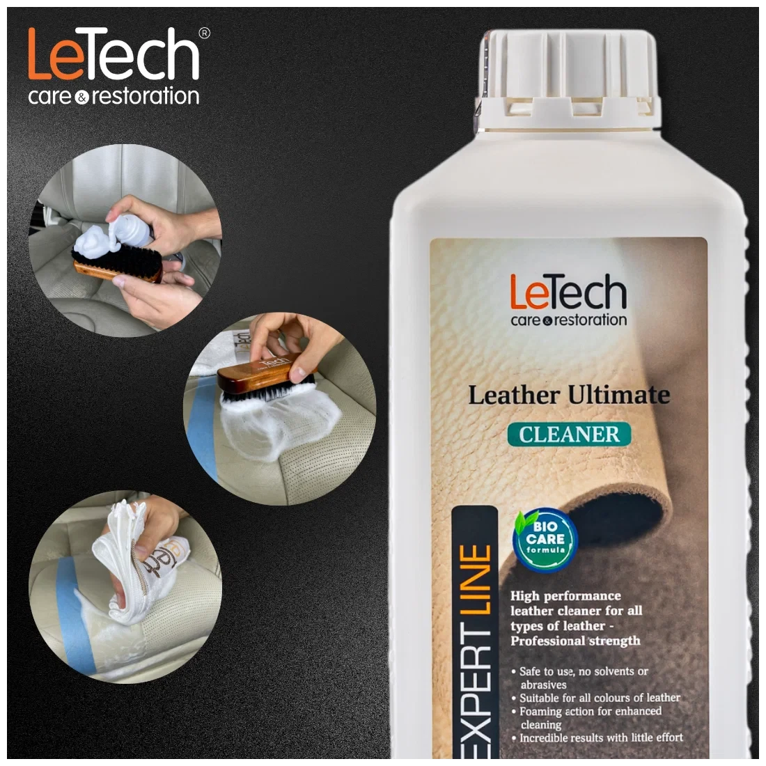 Leather Ultimate Cleaner (Expert Line) - Средство для чистки кожи | LeTech | 1л - фото 6 - id-p197757122