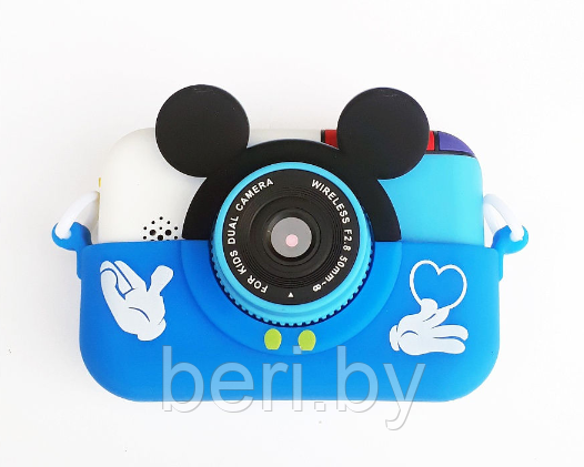 Детский фотоаппарат Микки Маус с селфи камерой - фото 6 - id-p202001893