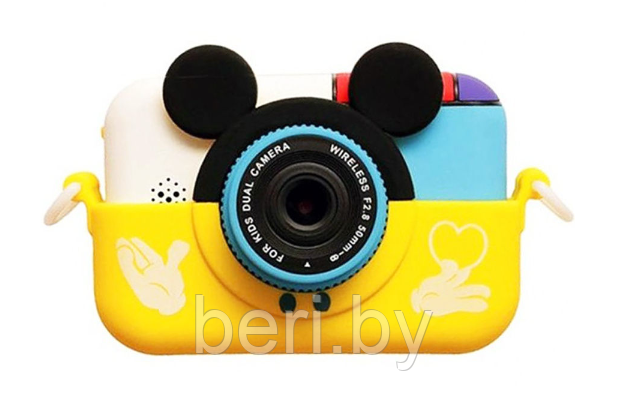 Детский фотоаппарат Микки Маус с селфи камерой - фото 3 - id-p202001893