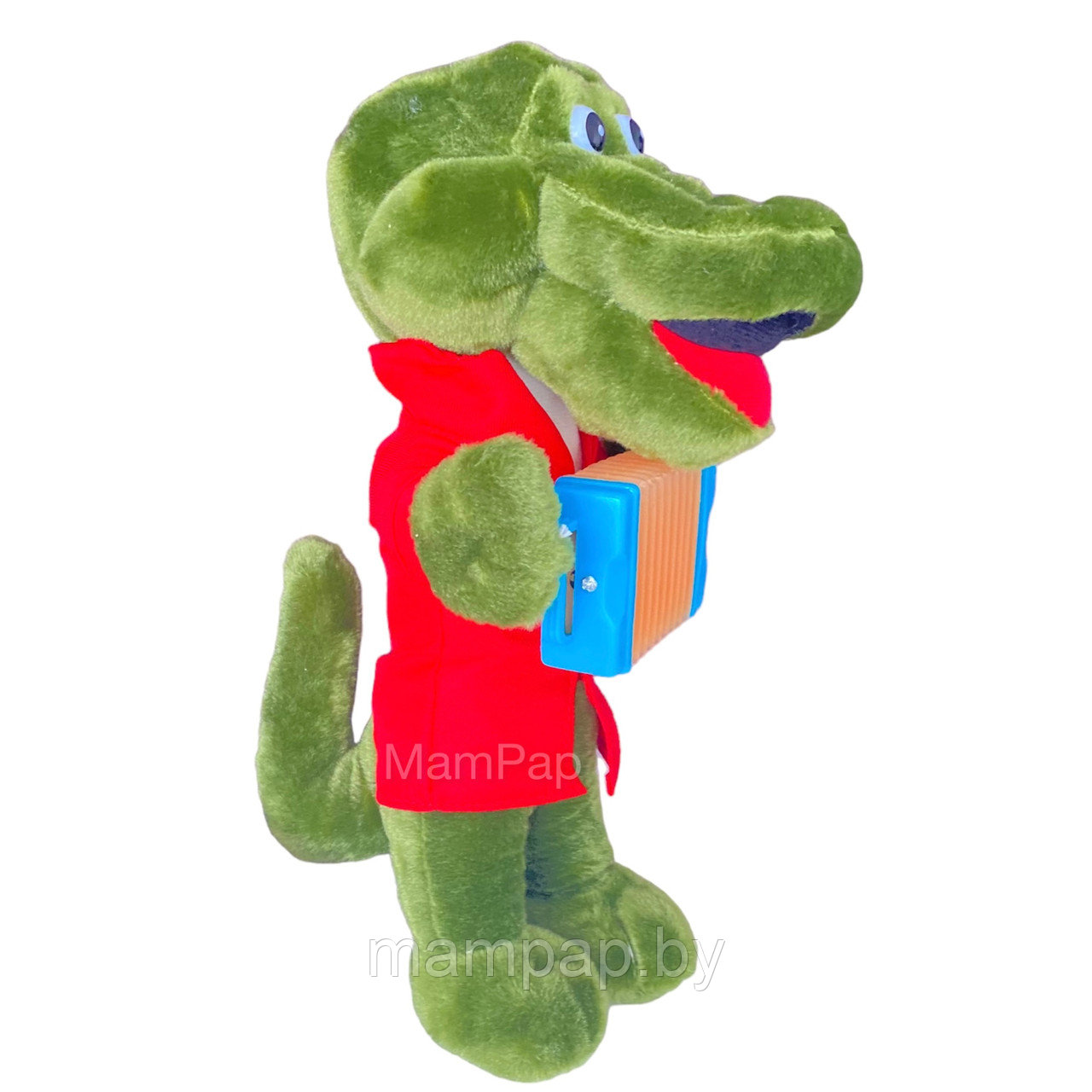 Мягкая музыкальная игрушка "Крокодил Гена" - фото 3 - id-p202014213