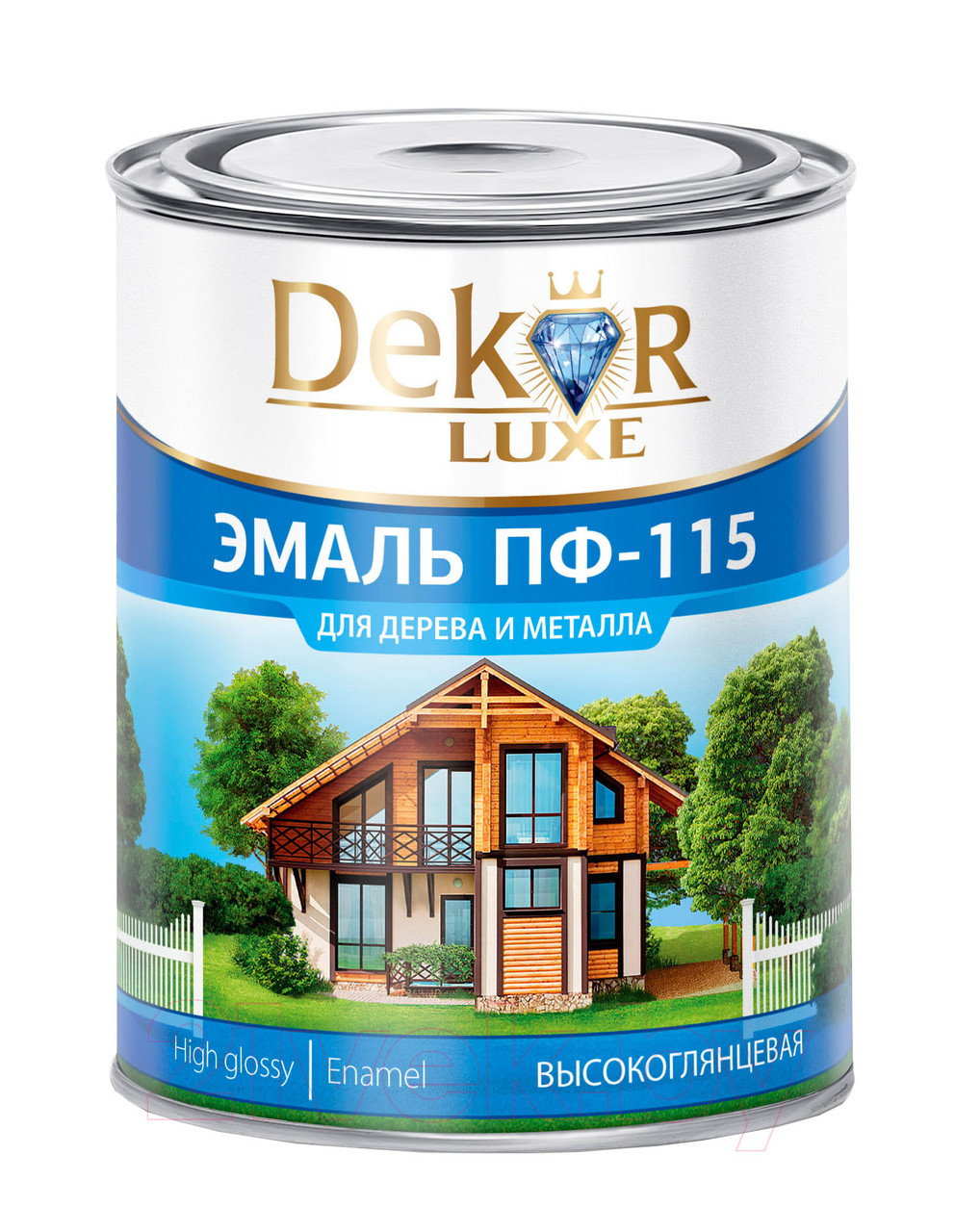 Эмаль Dekor ПФ-115, 0.8 кг(цвет в ассортименте)