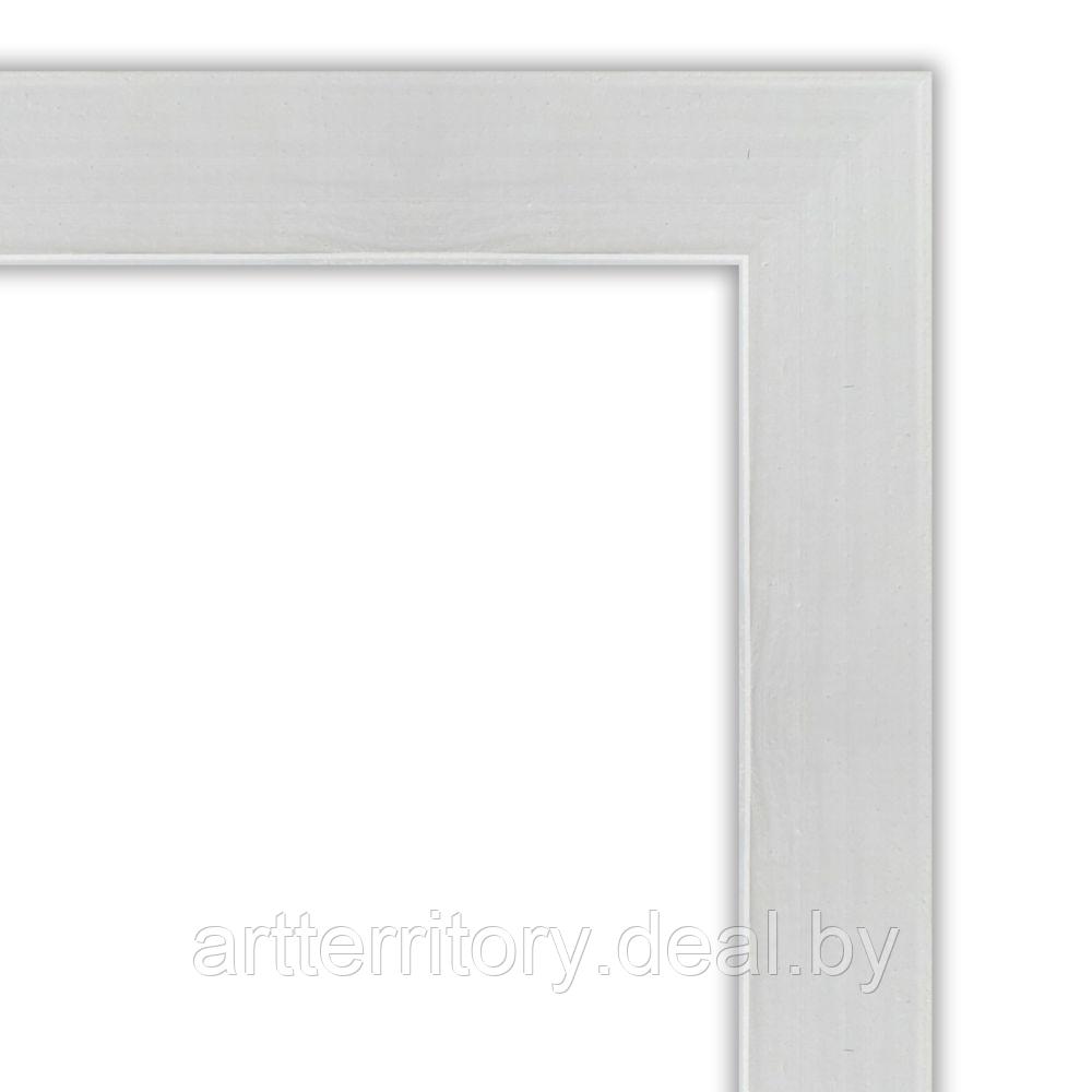 Рамка деревянная со стеклом 40х50 630/03 (белая) - фото 2 - id-p197870752