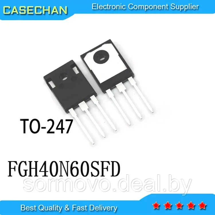 FGH40N60SFD ON Semiconductor TO-247.Оригинал - фото 1 - id-p202018859