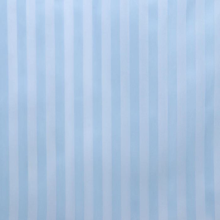 Штора для ванны Доляна «Полоска», 180×180 см, полиэстер, цвет голубой - фото 2 - id-p202018731