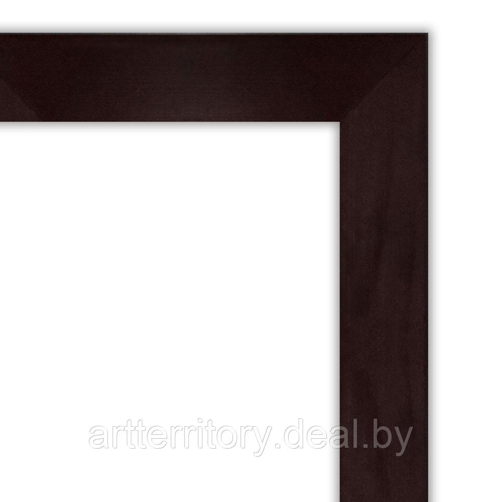 Рамка деревянная со стеклом 30х45 630/3007 (темно-вишневая) - фото 2 - id-p202005990