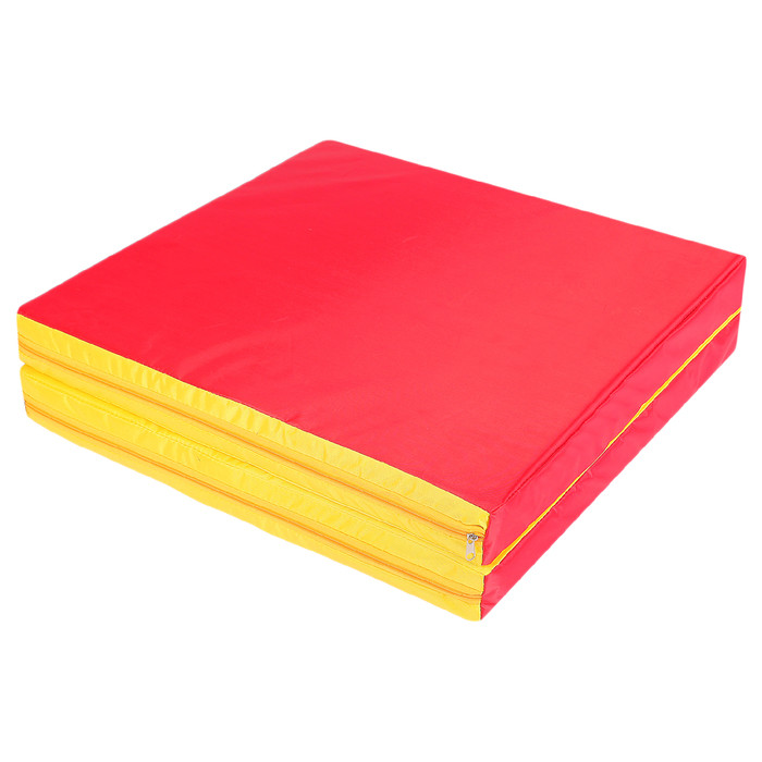 Мат 64 х 120 х 7 см, 1 сложение, oxford, цвет красный/жёлтый - фото 2 - id-p202018743
