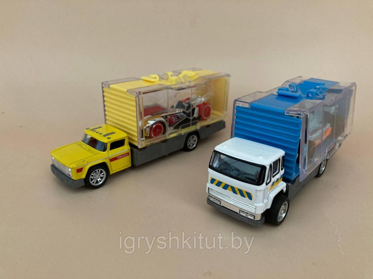 Набор машинок Hot Wheel (хот вилс), 2 машинки в грузовике аналог Hot Wheels, цвет в ассортименте - фото 2 - id-p202019144