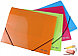 Папка на резинках А4 Deli, пластик, 36 мм., 450 мкм., полупрозрачная, оранжевая, арт.39504/ор, фото 3