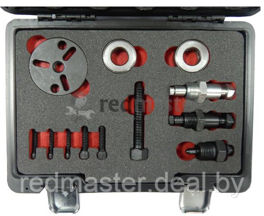 Комплект для снятия муфты компрессора кондиционера (тип компрессоров:GM R4, А6, HR-6, DA-6, V5 A/C, а так же - фото 1 - id-p202003946