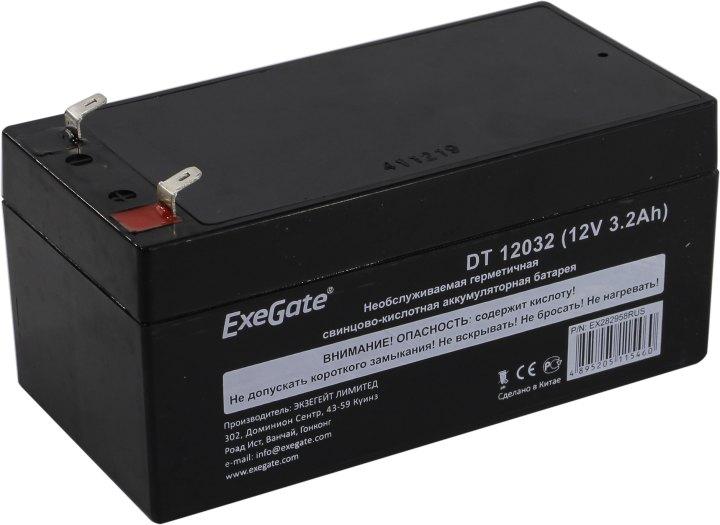 Аккумулятор Exegate DT 12032 (12V, 3.2Ah) для слаботочных систем EX282958RUS