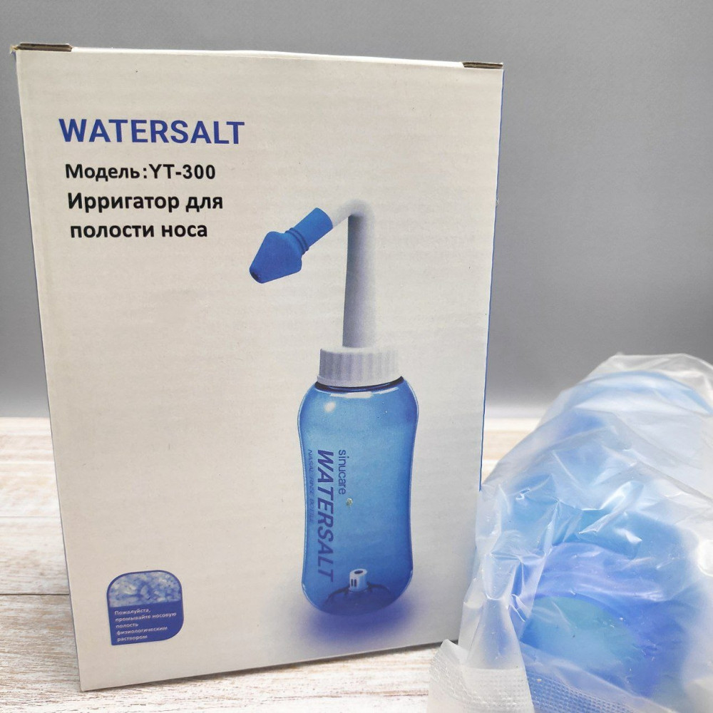 Ирригатор для носа Waterpulse nasal 300 мл / портативный с насадкой для детей и взрослых / промыватель носа - фото 10 - id-p202019963