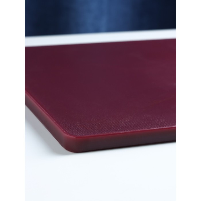 Доска профессиональная разделочная Доляна, 40×30 см, толщина 1,8 см, цвет коричневый - фото 3 - id-p199303333
