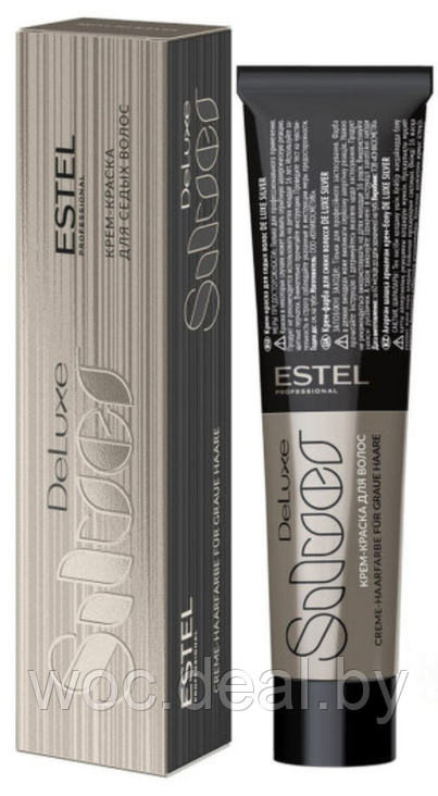 Estel Крем-краска для волос De Luxe Silver 60 мл, 6.11 Тёмно-русый пепельный интенсивный - фото 1 - id-p167475410
