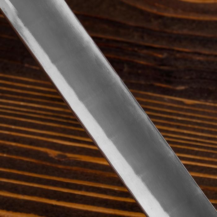 Шумовка для казана узбекская 58см, диаметр 16см, с деревянной ручкой - фото 7 - id-p202014968