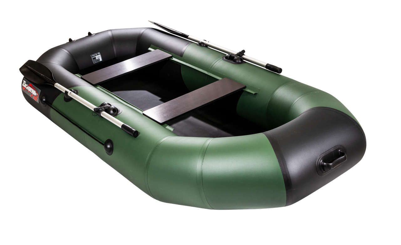 Надувная лодка Таймень NX 270 Комби зеленый/черный - фото 4 - id-p196788216