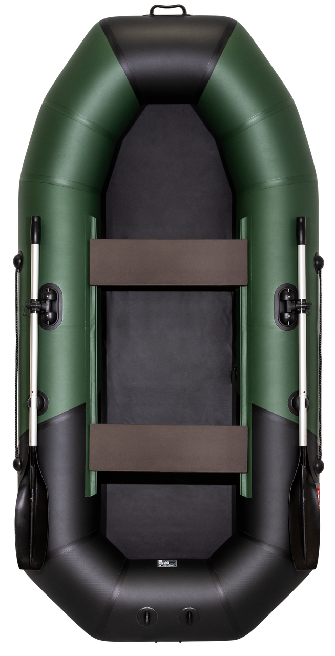 Надувная лодка Таймень NX 270 зеленый/черный