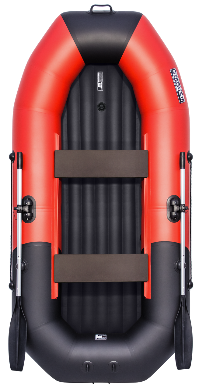 Надувная лодка Таймень NX 270 НД  Комби красный/черный
