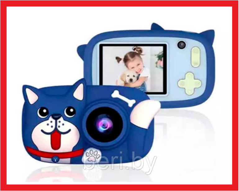 Детский фотоаппарат видео камера Lovely Plus Case Собачка - фото 1 - id-p202025036