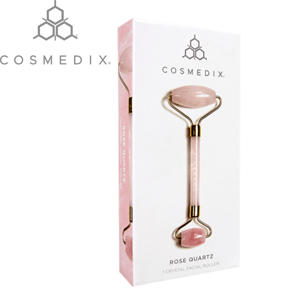 Массажер роллликовый Cosmedix Rose Quartz Crystal Facial Roller - фото 1 - id-p202025071