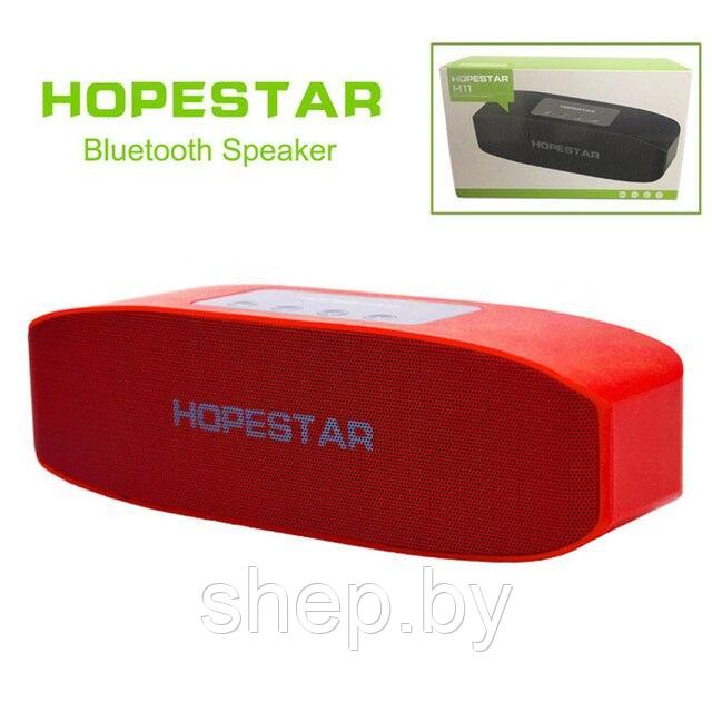 Беспроводная портативная колонка HOPESTAR 16 16W Цвет: красный, серый - фото 1 - id-p202028723