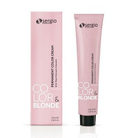 Sergio Крем-краска для волос Color&Blonde 100 мл, 1 Черный