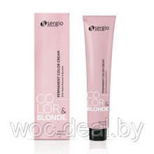 Sergio Крем-краска для волос Color&Blonde 100 мл, 4.62 Коричневый пурпурный